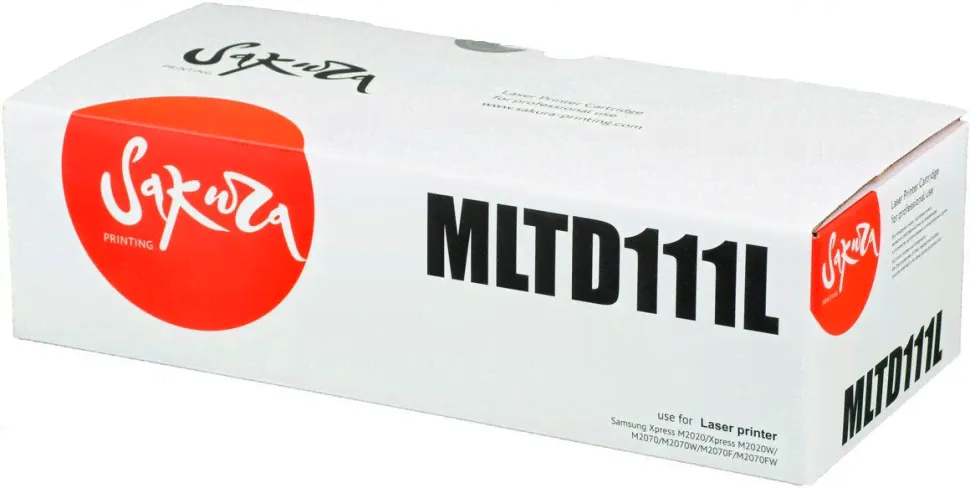 Картридж SAKURA MLTD111L для Samsung Xpress SL-M2020, SL-M2020W, SL-M2070, SL-M2070W, SL-M2070F, SL-M2070FW, SL-M2070FH, SL-M2070HW, черный, 2000 к.-0